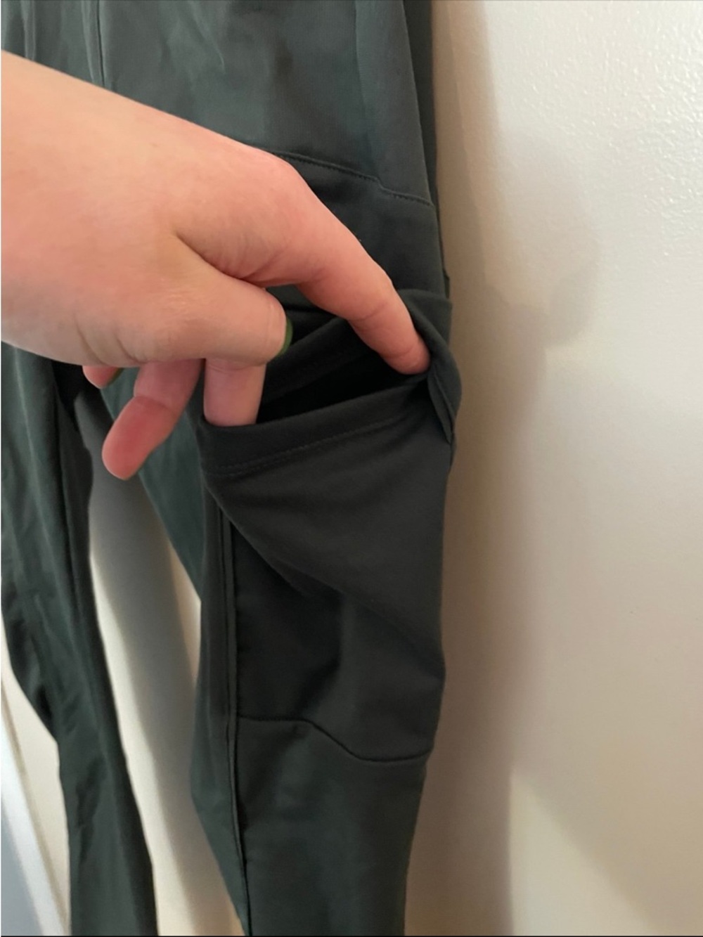 Dark Green Tactical Leggings - Picture 4 of 6